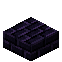 黑曜石砖台阶 (Obsidian Brick Slab)