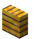 涂蜡蜂巢木竖台阶 (block.cubist_texture.waxed_bee_nest_wood_vertical_slab)