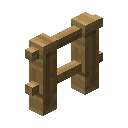 錾制讲台木栅栏 (block.cubist_texture.chiseled_lectern_wood_fence)