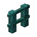 诡异门木栅栏 (block.cubist_texture.warped_door_wood_fence)