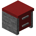 Red Modern Desk Cabinet
