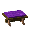 Jungle Purple Padded Bench