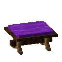 Spruce Purple Padded Bench