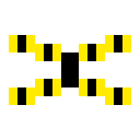 Cross (Black & Yellow) [Crossing Post] (Cross (Black & Yellow) [Crossing Post])