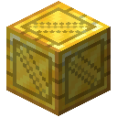 金制板条箱 (Gold Slatted Crate Block)