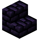 小型黑曜石砖楼梯 (Small Obsidian Brick Stairs)