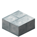 白色混凝土砖台阶 (White Concrete Brick Slab)