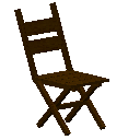 Cadeira Dobrável Marrom