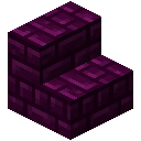 紫色地狱砖楼梯 (Purple Nether Brick Stairs)