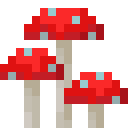 高红色蘑菇 (Tall Red Mushroom)
