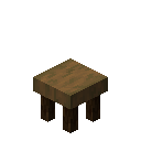 Small Stripped Spruce Log Stool