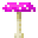 Large Pink Glowing Mushroom