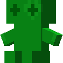 绿猫毛绒玩具 (Green Cat plushie)