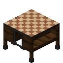深色橡木棋盘 (Dark Oak Chess Board)