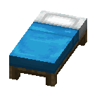 Light Blue Oak Bed