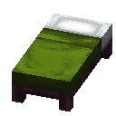 Green Crimson Bed