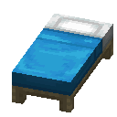 Light Blue Birch Bed