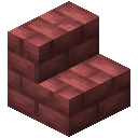 Magenta Terracotta Brick Stairs
