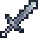 Serrated Metallic Snow Sword