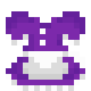 Purple Maid Dress White Bunny Tailed