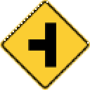 Left Side Road Sign