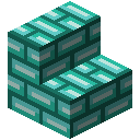 Diamond Brick Stairs
