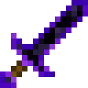 Crystallised Obsidian Sword