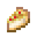苹果奶酪蛋糕切片 (Slice of Apple Cheesecake)