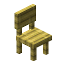 Modern Stripped Bamboo Chair