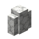 白色棱彩岩墙 (White Prismatic Stone Wall)