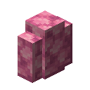 磨制粉红色棱彩岩墙 (Pink Polished Prismatic Stone Wall)