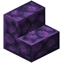 磨制紫色棱彩岩楼梯 (Purple Polished Prismatic Stone Stairs)
