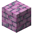 Mossy Pink Stone Bricks