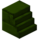 Steep Green Stone Brick Stairs Base
