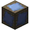 蓝色黄玉板板条箱 (Crate of Crystalline Blue Topaz Plate)