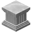 灰色缟玛瑙凹槽柱