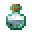 绿色木晶要素瓶