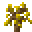黄色秋季树苗