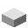 白色混凝土半砖 (White Concrete Slab)