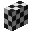 Black and White Small Grid Tile Vertical Slab