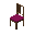 博尔杰椅（中色，紫罗兰色） (Borje Chair Medium Razzle)