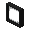单格方块窗户（黑色） (Single Block Window Black)