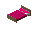 现代床（浅色木材，紫红色）