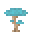 淡蓝色微光蘑菇