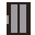 大型现代边框木门 (Large Modern Windowed Wooden Door)