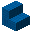 Checkered Wool Deep Blue Stairs (Checkered Wool Deep Blue Stairs)