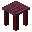 绯红木桌子