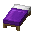紫色床