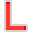 Letter L Neon - Red