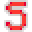 Letter S Neon - Red